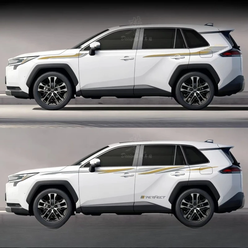 

Car stickers For Toyota RAV4 2026 body exterior modification customized sports fashion decal accessories