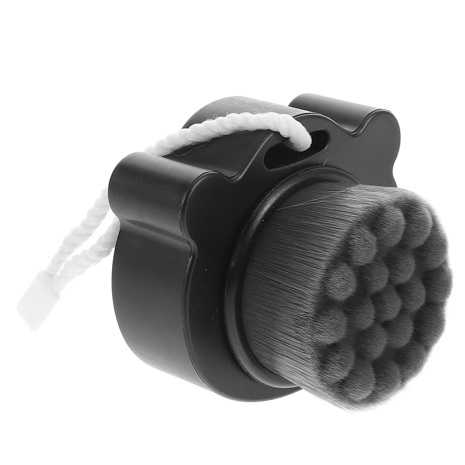 

Soft Silicone Dual Sided Facial Brush Cover Exfoliating Cleansing Tool Men Women Gentle Face Scrubber Skincare Routine Black