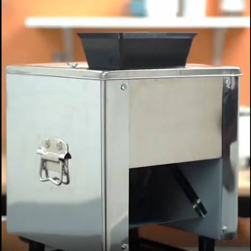 

Маленькая электрическая мясорубка из нержавеющей стали с лезвием 3 мм, коммерческого класса, для домашнего использования, компактный слайсер для кухни