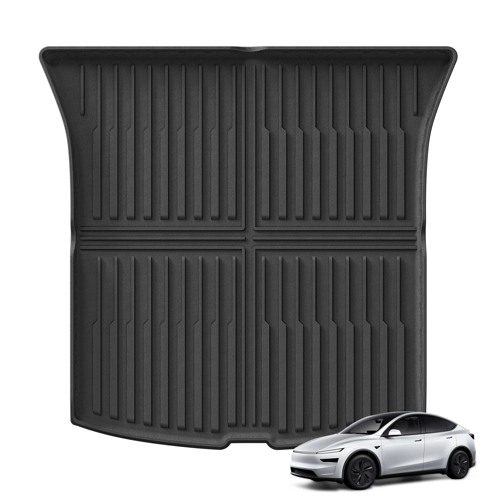 

Коврики для Tesla Model Y 5 мест 2021-2025 TPE Коврики для багажника Коврики для багажника Коврики для багажника Защита накладки