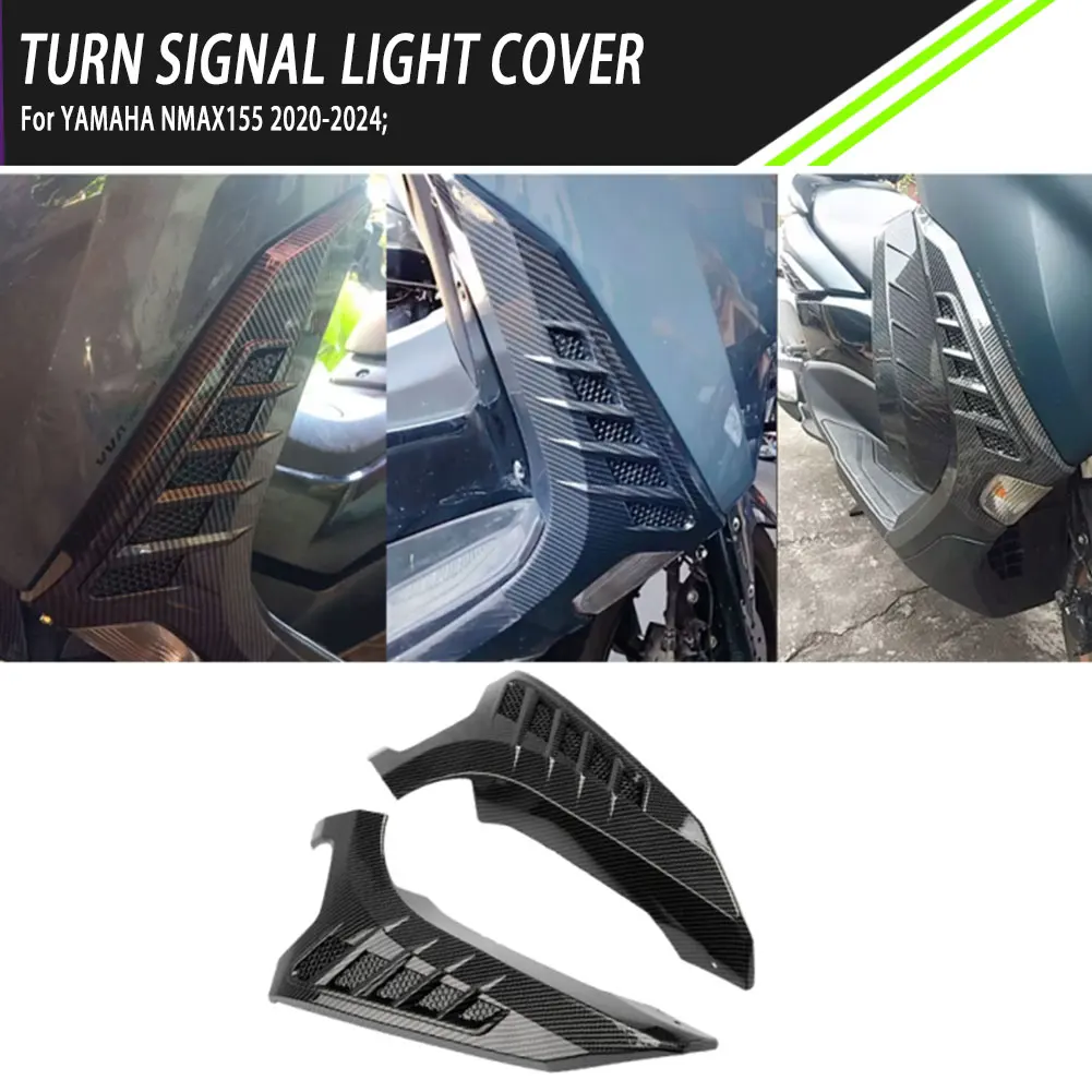 

NMAX155 Motorcycle Parts Turn Signal Light Cover Durable Waterproof Protective Turn Signal Housing For YAMAHA NMAX155 2020-2024