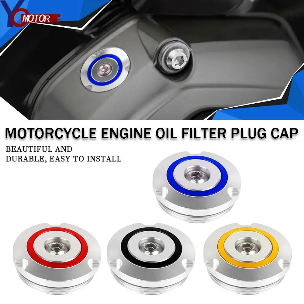 

For BMW R1200GS R 1200 GS ADVENTURE R1250R R nineT Motorcycle Engine Oil Filler Filter Cup Plug Cover Screw Oil Drain Fill Cap