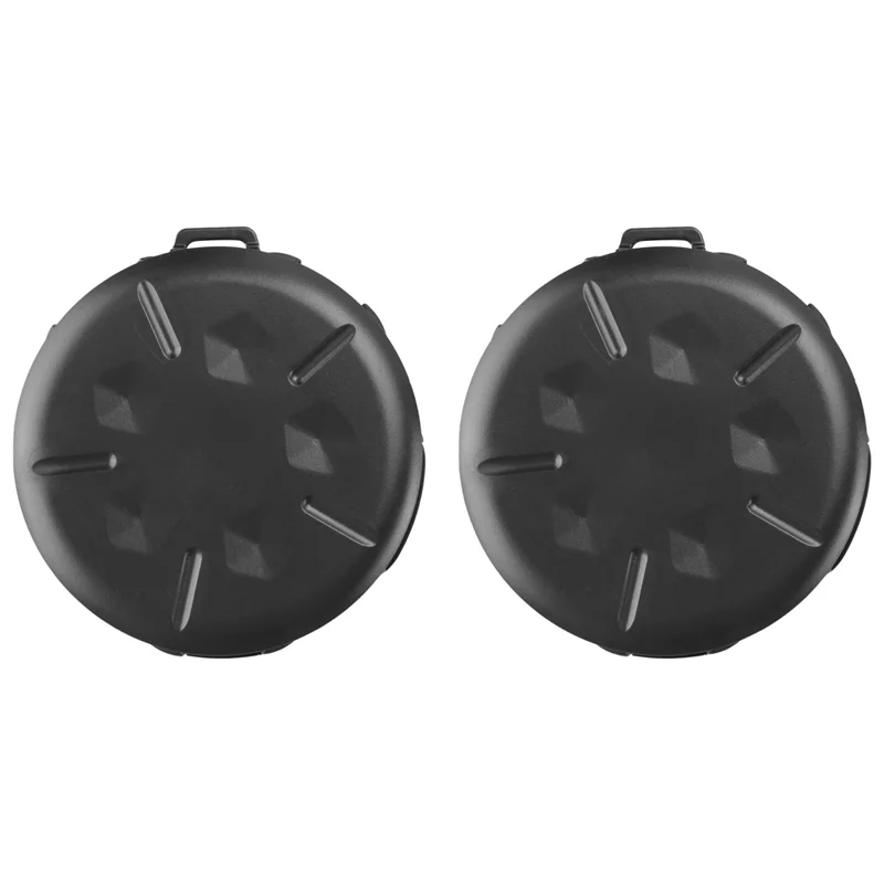 AED6-2 Pack Coin Dispenser - Portable Coin Case With Clip, Change Holder Minimalist Coin Collection Wallet (2 Pack, Black)