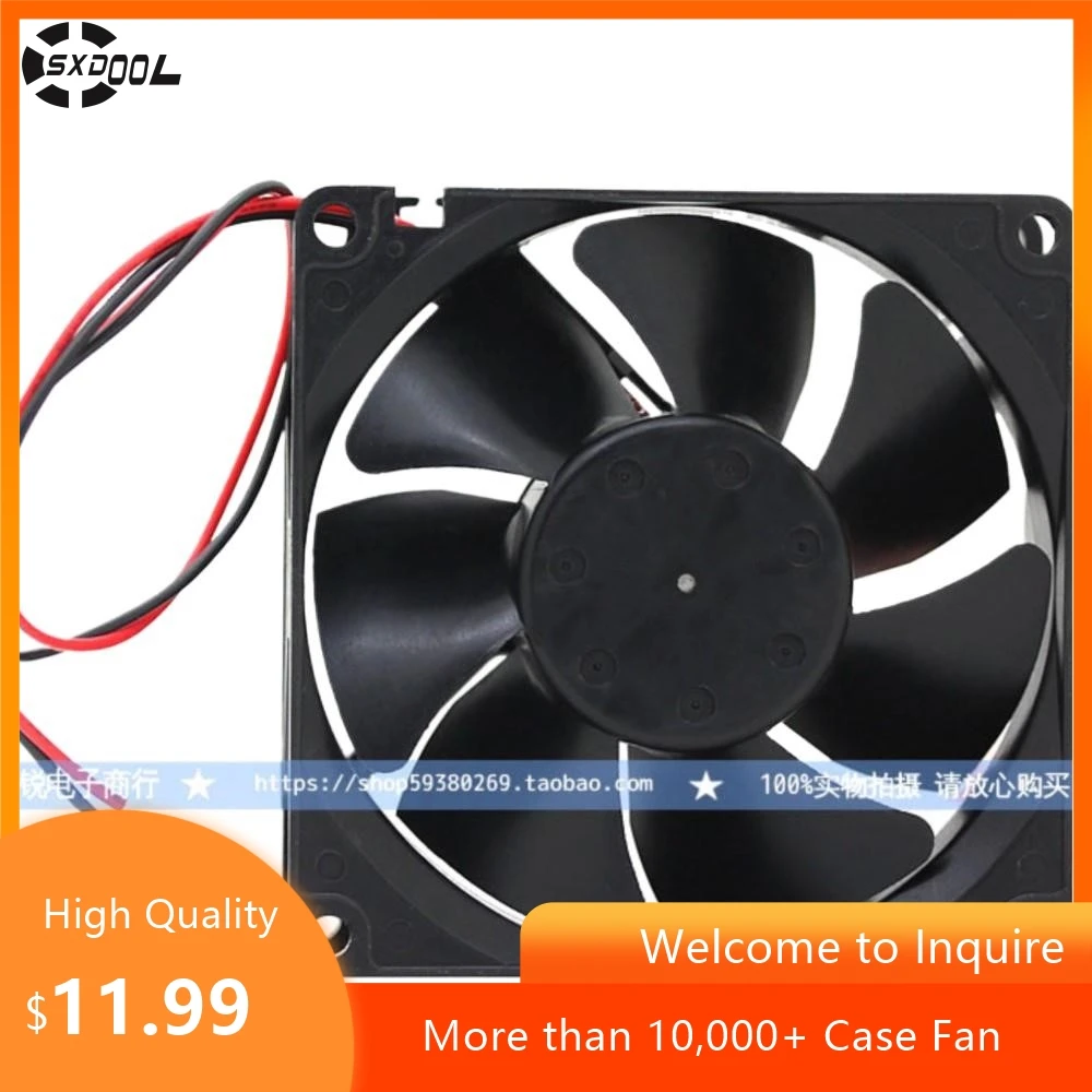 

1pcs 8025 Fan For NMB 3110KL-04W-B60 80x80x25mm 12V 0.34A Dual Ball 3400RPM 40.2CFM High Airflow