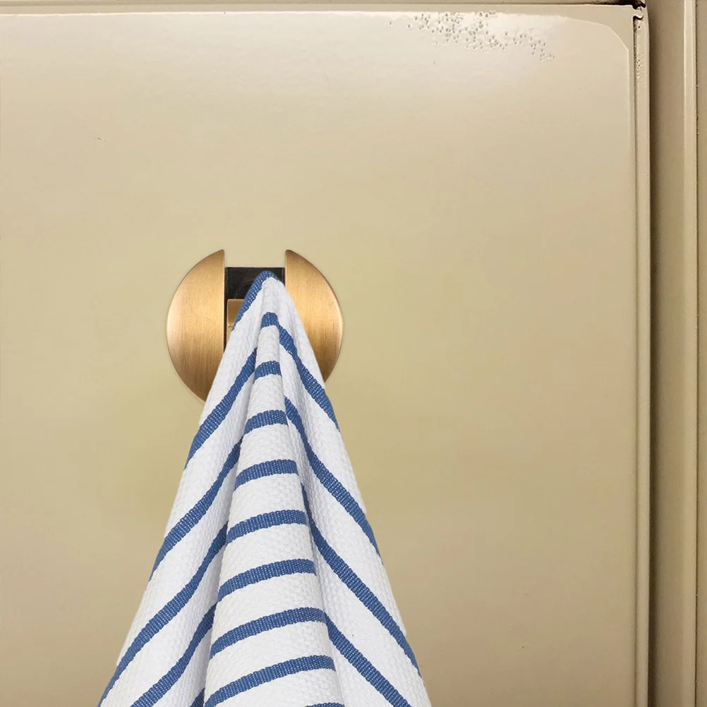 

Bathroom Stainless Clothes Hook Hooks Folding Metal Towel Shower