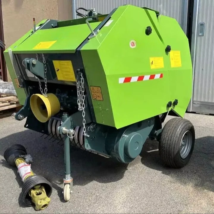 High Quality Forage Harvester Silage Baler Hay Straw Grass Press Baling Baler Machine Mini  for Hay and Straw