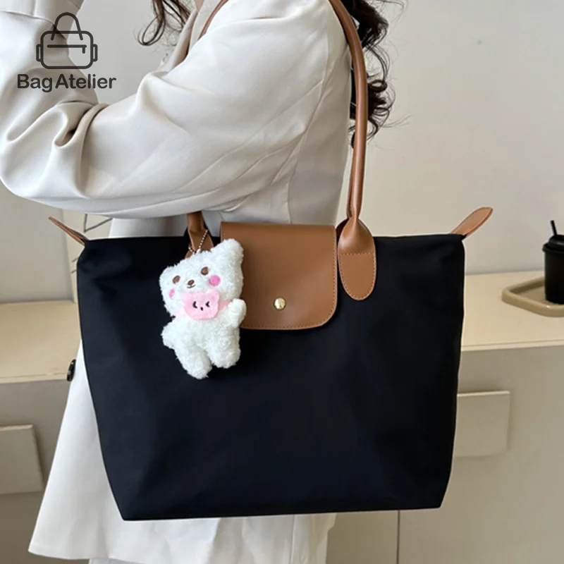 

New Nylon Handbag High Quality Large Capacity Classic Shopping Bag New Women's Folding Designer Fashion Casual Shoulder Bag