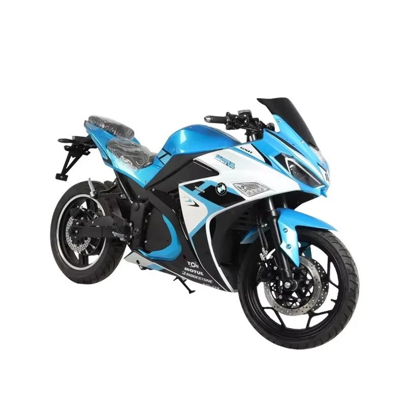 V6 Electric Motorcycle for Adults | 72V 3000W High Speed Racing Sportbike | 90km/h Fast E-Moto High Performance
