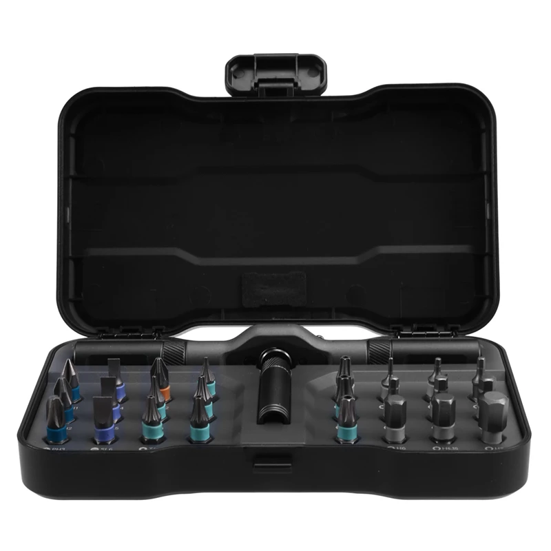 

DUKA RS1 24-In-1 Magnetic Ratchet Screwdriver Set Precision Bits, Non-Slip Handle, Repair Tool Kit For Electronics
