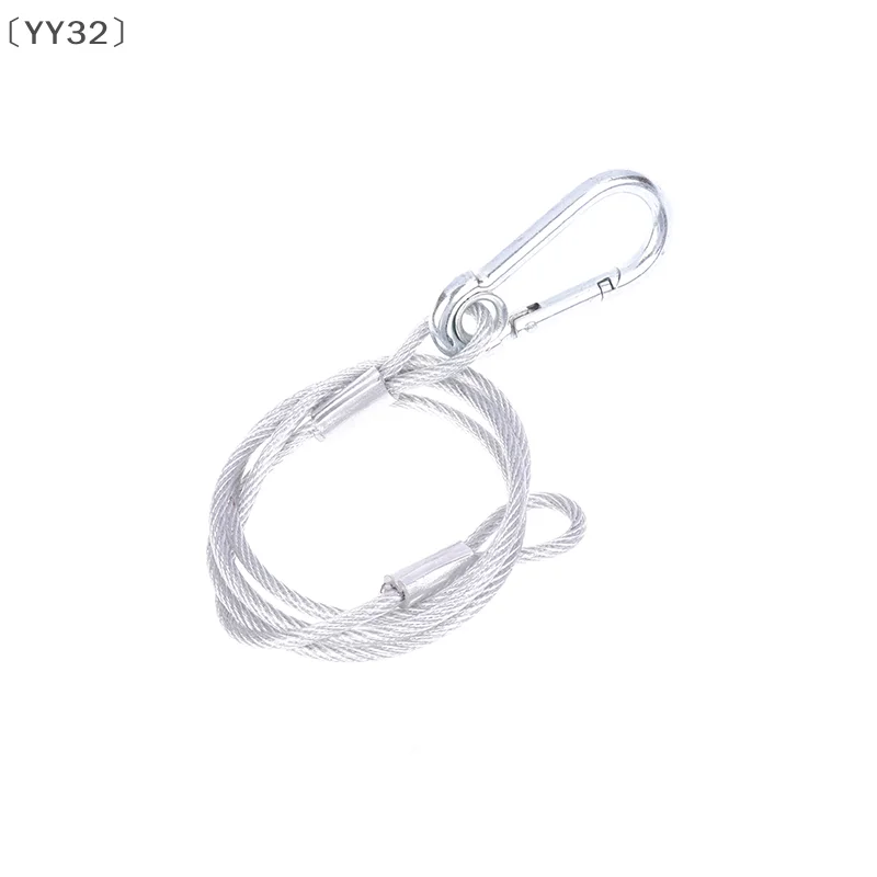 〔YY32〕1Pc Safety Ropes Security Cable Safety Cable Steel Wire Stage Light Equipment Led Bar Light Maximum Bearing Weight 20KG