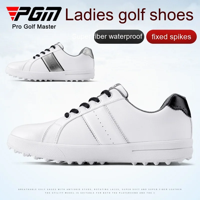 Pgm Golfschoenen Dames Waterdichte Schoenen Microfiber Casual Sneakers Antislip Sneakers