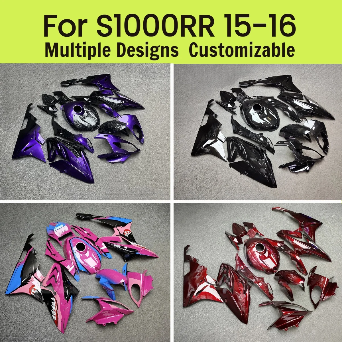 

For BMW S1000RR 2015 2016 Motorcycle Fairings S 1000RR 15 16 Aftermarket Injection Custom Fairing Kit