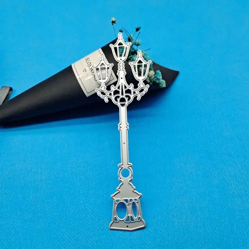 R66a Street Lamp Metal Cutting Dies stencil diy scrapbook قالب بطاقة ورقة ورقة الألبوم