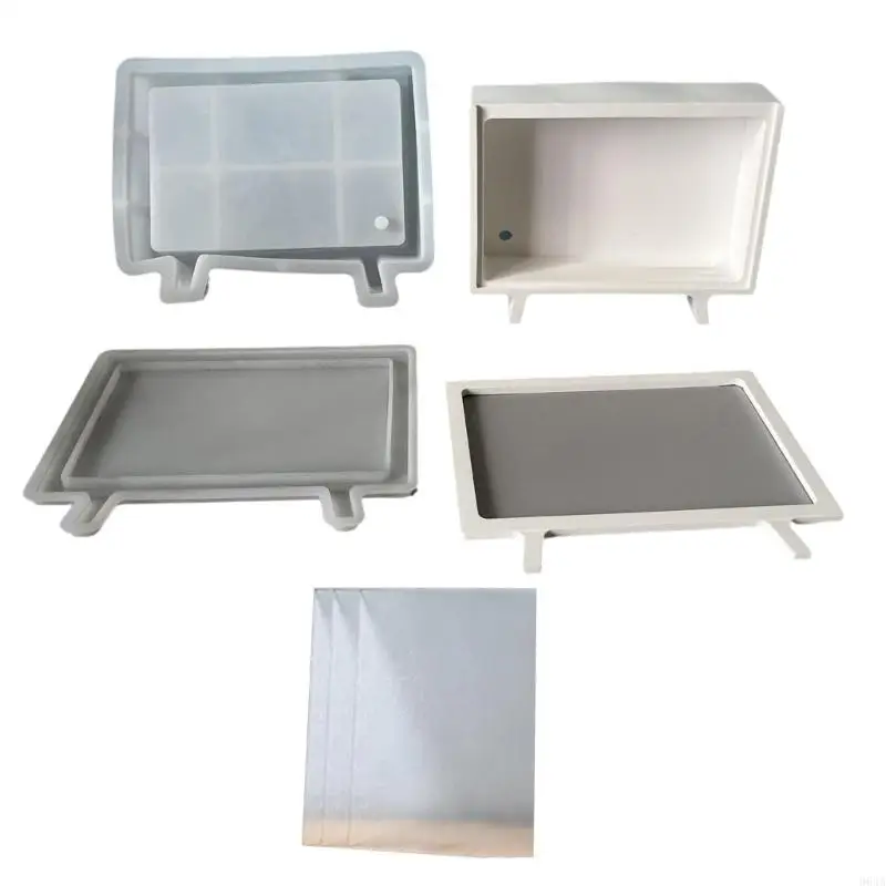 

Versatile Rectangle Silicone Mold For Resin Storage Container Jewelry Tool 964A