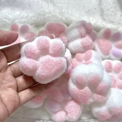 Mochi Taba-Jouet en peluche spongieux, mini patte de chat Kawaii, patte de chat en silicone, petit pied de chat rose mignon, nouveau