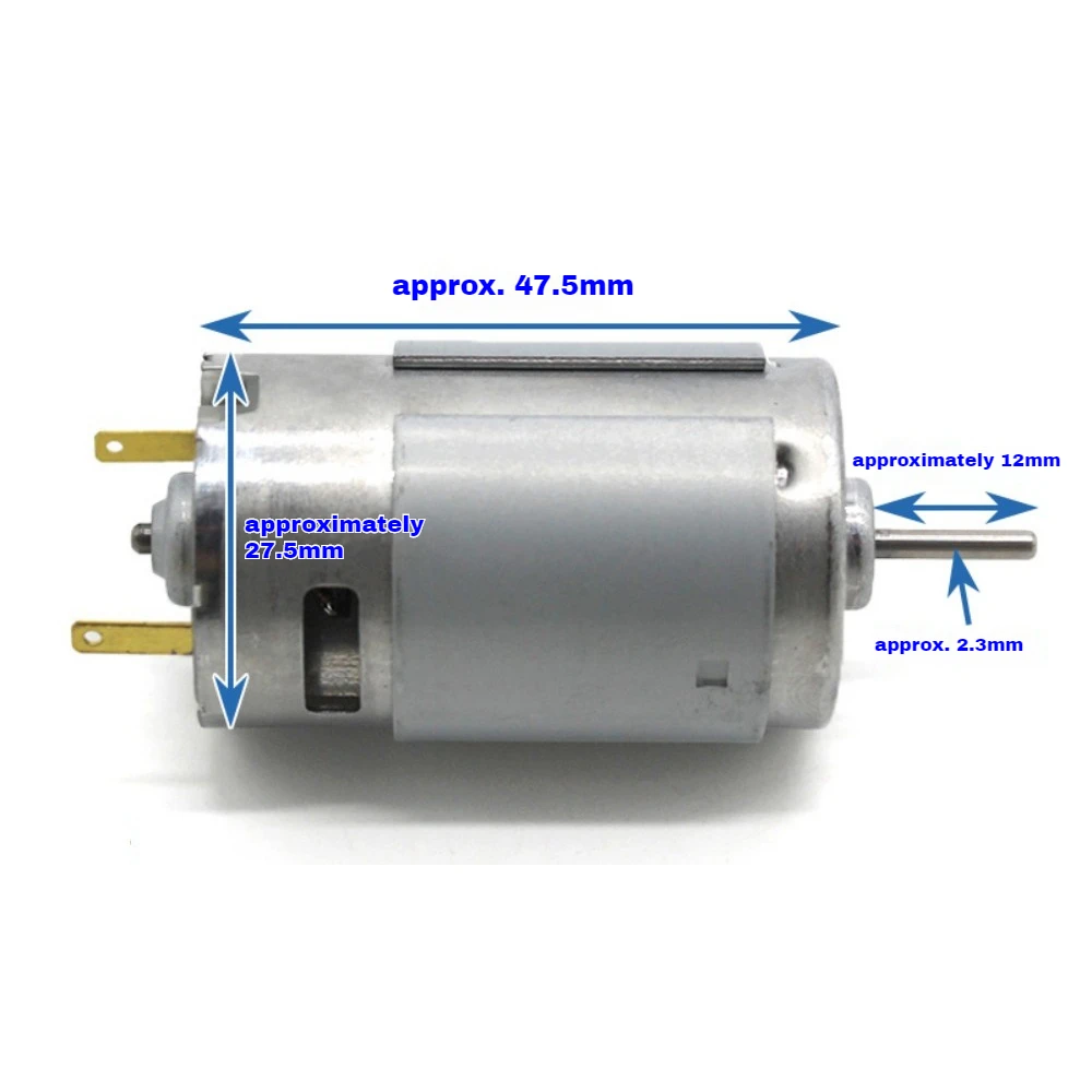 

5500-12000RPM Motor 395 DC6-12V DIY Self-made Toy Car and Ship Model DC Motor High-torque Model Motor 1PCS