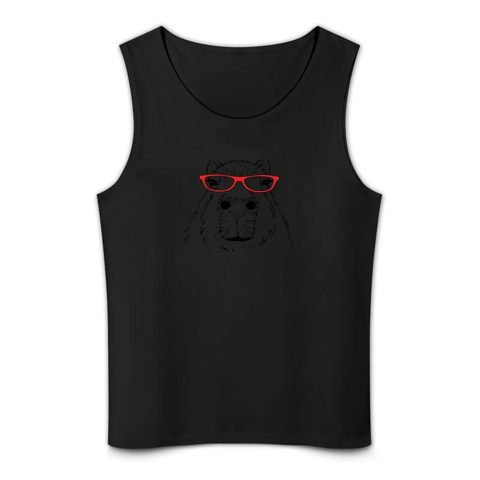 Capybara Tank Top t-shirts for men Men's summer vest gym accessories man
