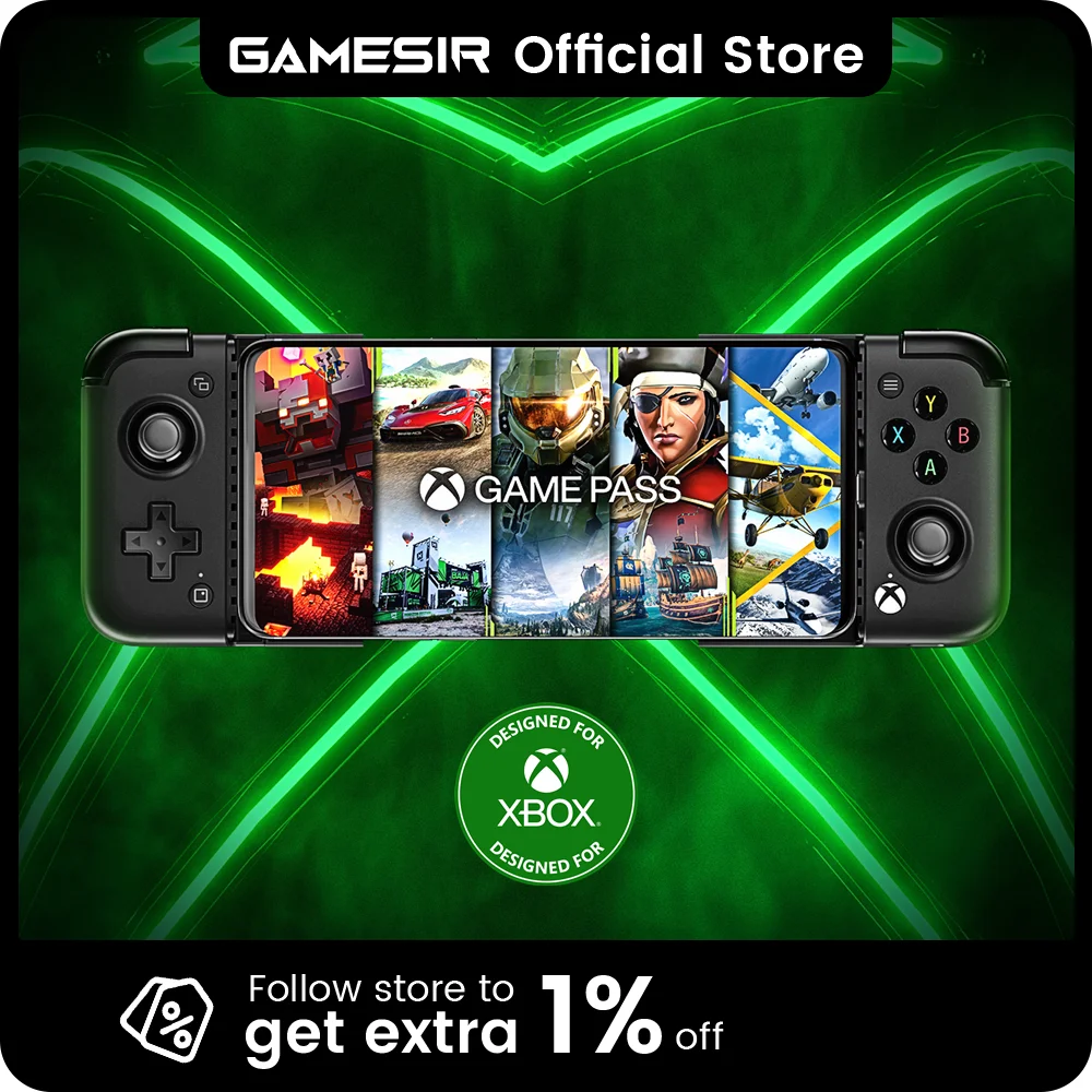 GameSir X2 Pro Xbox Android teléfono Gamepad controlador de teléfono móvil para Xbox Game Pass xCloud STADIA GeForce Now Luna Cloud Gaming