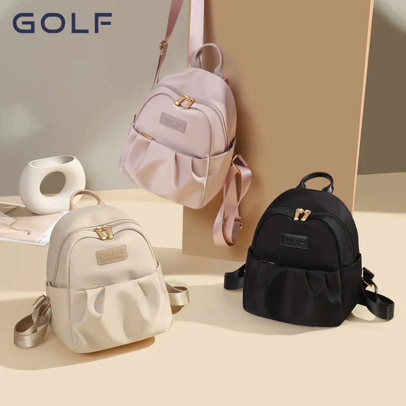 GOLF Backpack  Light Luxury Elegant Women\'s Small Backpack Retro Classic Women\'s Bag Fashion Commuter Bag Mini backpack