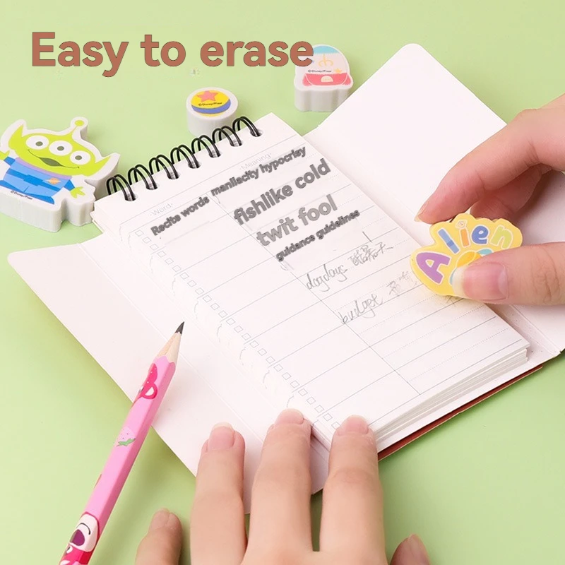 4 satz/los Disney Prinzessin Bär Push-Pull Radiergummi Set Nette Schreiben Zeichnung Bleistift Radiergummis Schreibwaren Für Geschenke Schule Liefert