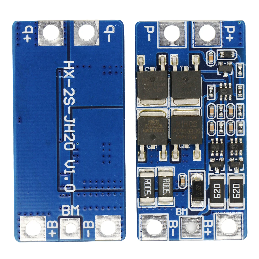 HX-2S-JH20 BMS 2S 10A 7,4 V 18650 Защитная плата литиевой батареи 8,4 V сбалансированная функция Защита от перезаряда хорошо