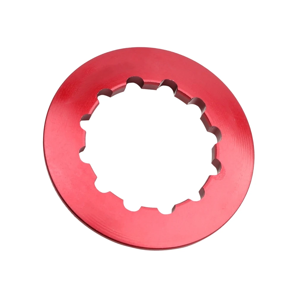 

Aluminum Alloy Flywheel Cover for Road Bikes Intended for Use During Transportation Storage or Routine Drivetrain Inspection