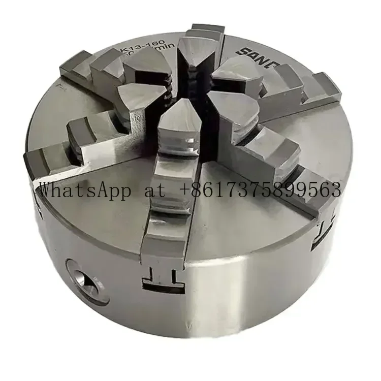 K 13-160 160 mm Six Jaw Self-Centering Lathe Chuck, Hardened Steel Universal Accessory for Mini Lathe