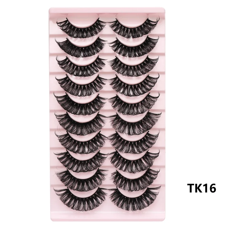 Wimpern, Künstliche Wimpern, Russische Streifenwimpern, Falsche Wimpern, Biche Eyes, Wimpernverlängerung, Russisches Volumen, Russische Wimpern – Detail 24