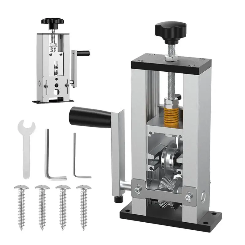 

Manual Wire Stripper Hand Cable Stripper Tool Hand Crank Stripping Machine for Power Drill Small Scrapping Copper Cable Peeler