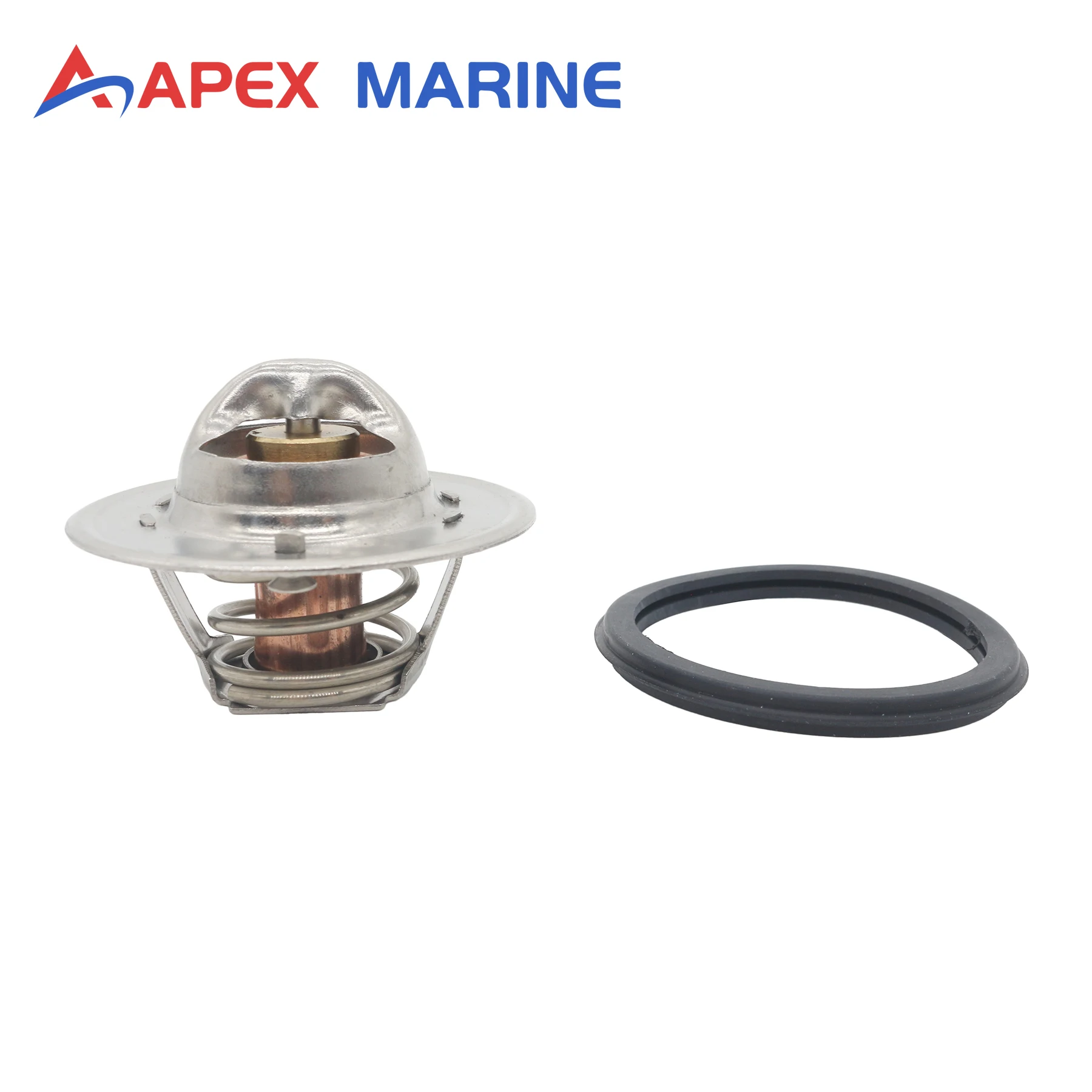 Thermostat Kit 143°F 62°C for Volvo Penta AQ V6 V8 4.3L 5.0L 5.7L Fits 876305 875794 424299 Sierra 18-3662 Marine Part