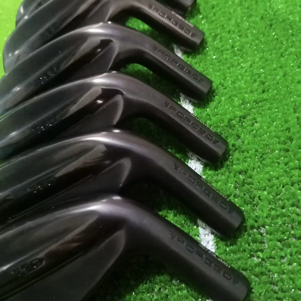 2025 نادي الجولف الجديد للرجال الجيل الخامس 790 مجموعة مكاوي سوداء (456789P) R/s عمود مرن من الفولاذ/الجرافيت مع غطاء علوي #3