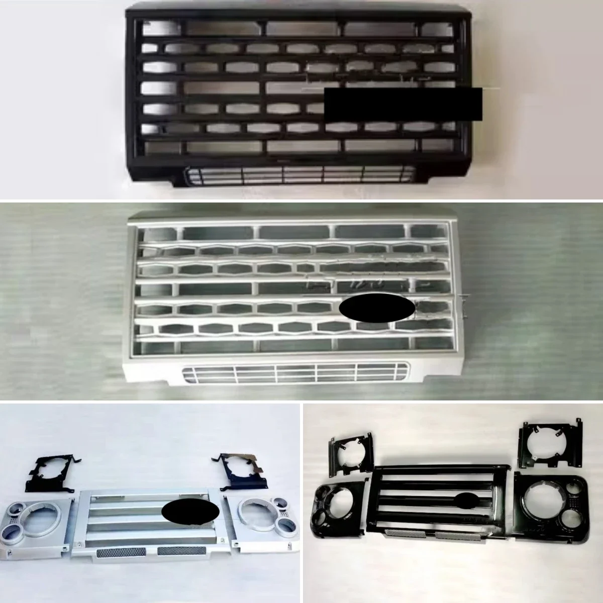 Grill Mask Grid Radiator Grille Assembly For Land Rover Defender 90 110 Modified New Style Auto Accessories