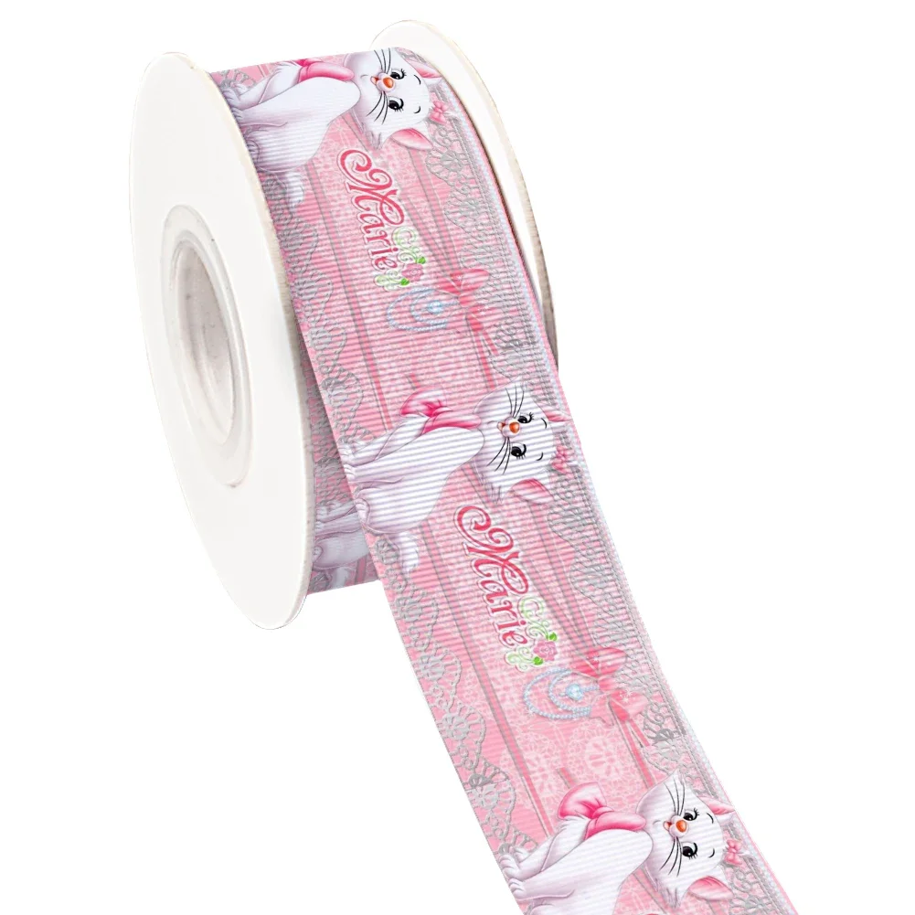 

Marie Cat Cartoon Disney Ribbon Grosgrain Printed for Gift Wrapping DIY 10yards