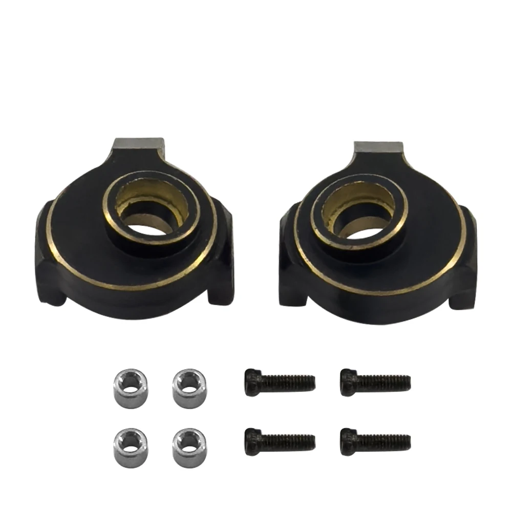 

Латунный рулевой кулак с черным покрытием, металлический для 1/24 осевого SCX24 AXI00001 C10 AXI00002 AXI00006, деталь для обновления автомобиля Ford Bronco Rc