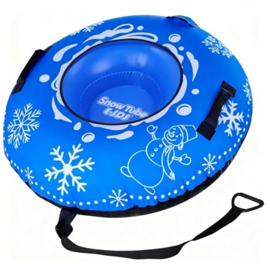 

48" Inflatable Snow Tube Heavy Duty, Cold-Resistant PVC Inner, Wear-Resistant Oxford Cloth Outer, Inner Tube & Cloth Cover Combo