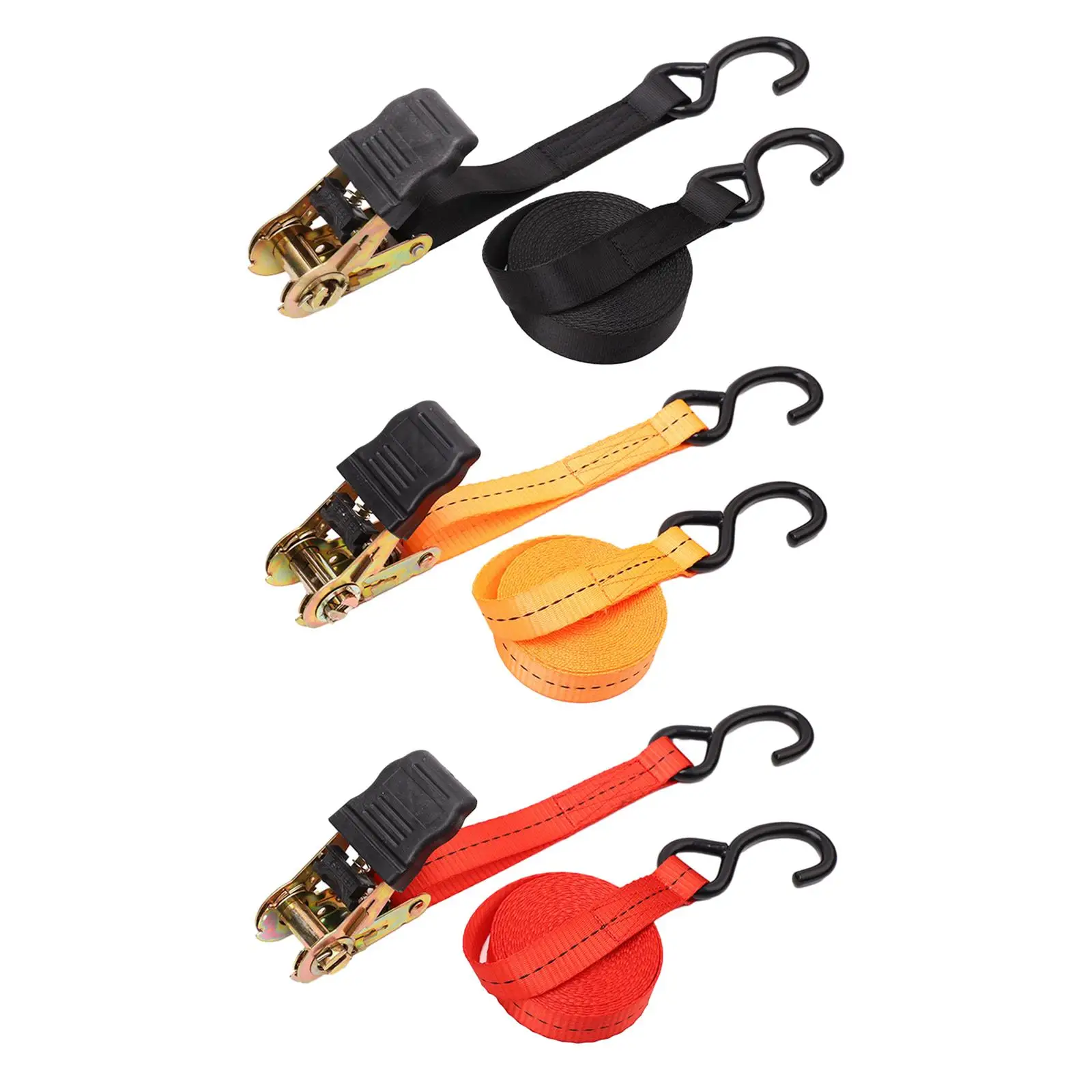 

Cargo Ratchet Strap Sturdy Professional Tie Down Strap for Warehouse Packing