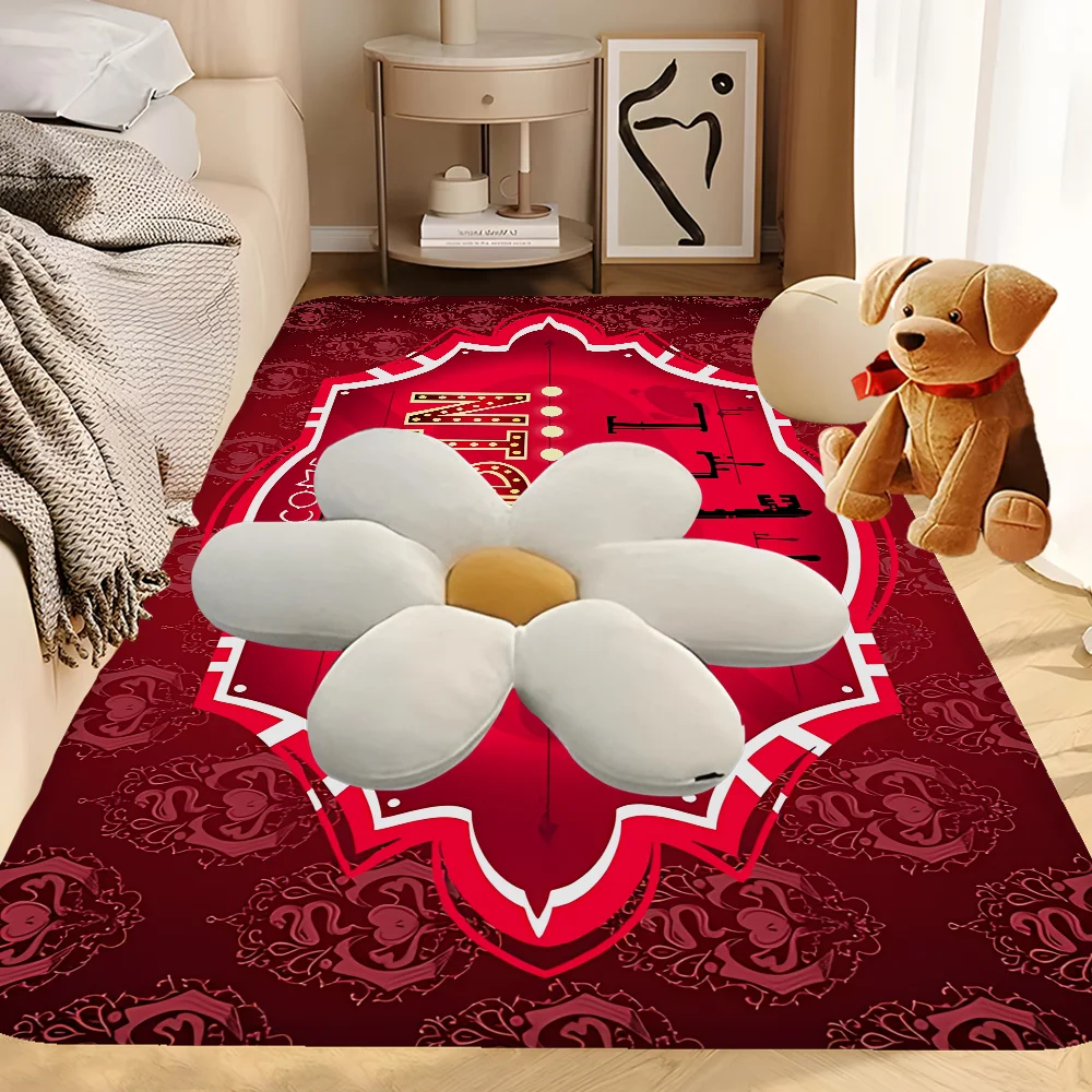 

HazbinS H-Hotels Anmie Floor Mat Rectangle Anti-slip Home Soft Badmat Front Door Indoor Outdoor Mat Welcome Doormat