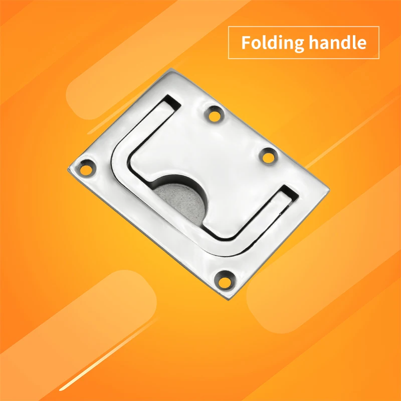 

Stainless Steel Floor Buckle Hidden Handle Panel Folding Caravan Handle Yacht Floor Pull Ring Deck Cover Buckle Hand