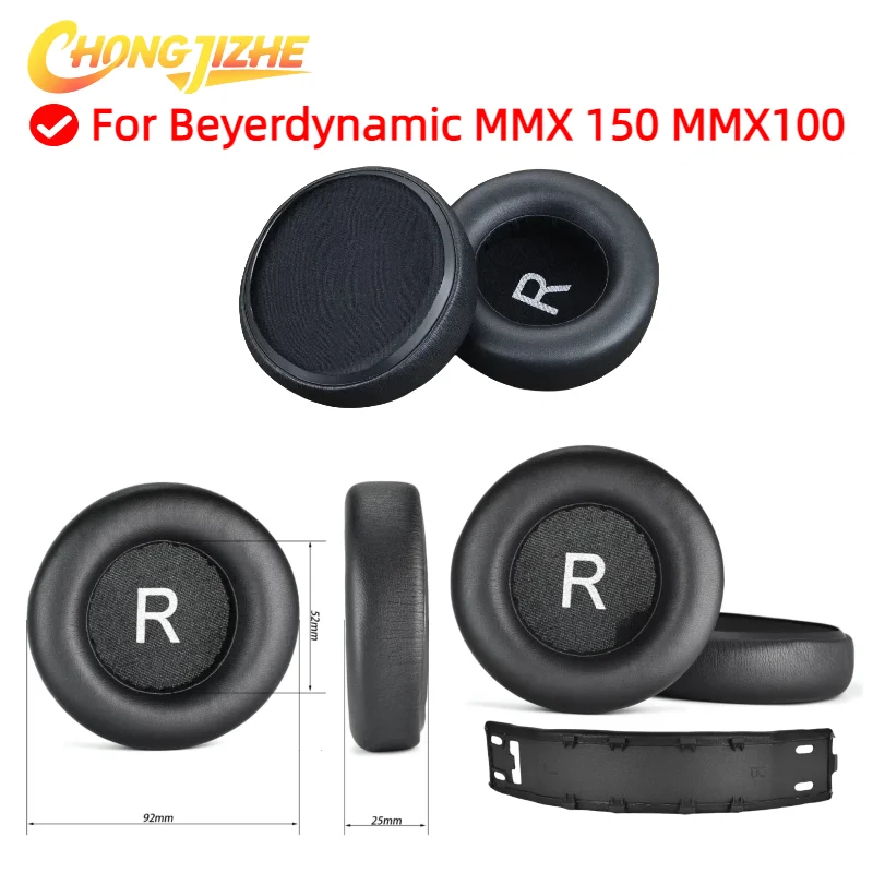 

Replacement Headband Repair for Beyerdynamic MMX 150 MMX100 Heaphones PU and Soft Memory Foam Top Headband and Ear Pad