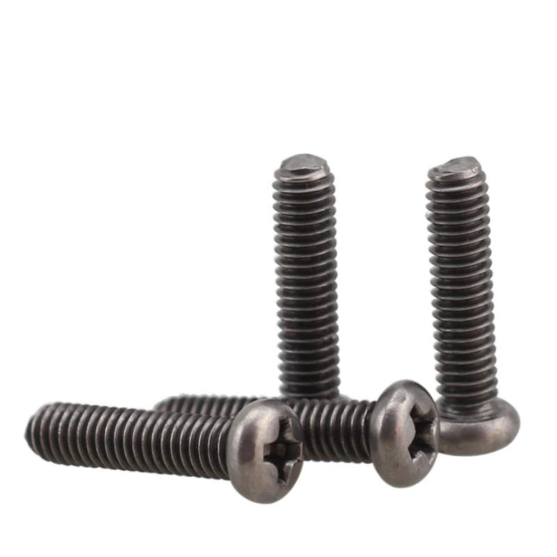 Titanium Phillips Round Machine Screw M1.4 M1.6 M2 M3 M4 For Electronics Precision Instruments Diy Hardware Fasteners