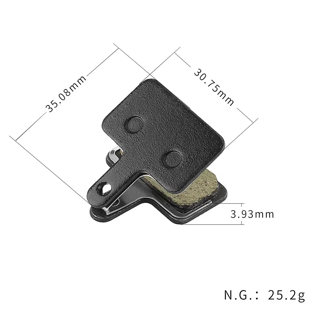 2pcs For Zoom Hydraulic Brake Pads Resin Disc Brake Pads 35x30.5mm Scooters Accessories For MT200/M315/M355/M395/M446 Scooters