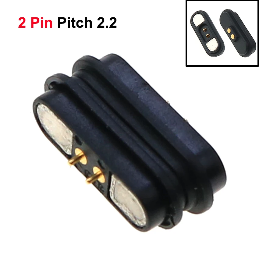 Cltgxdd 1 Pair Magnetic Pogo Pin Connector 2 3 4 5 6 Positions Pitch 2.2 MM Spring Loaded Pogopin Male Female Contact Strip