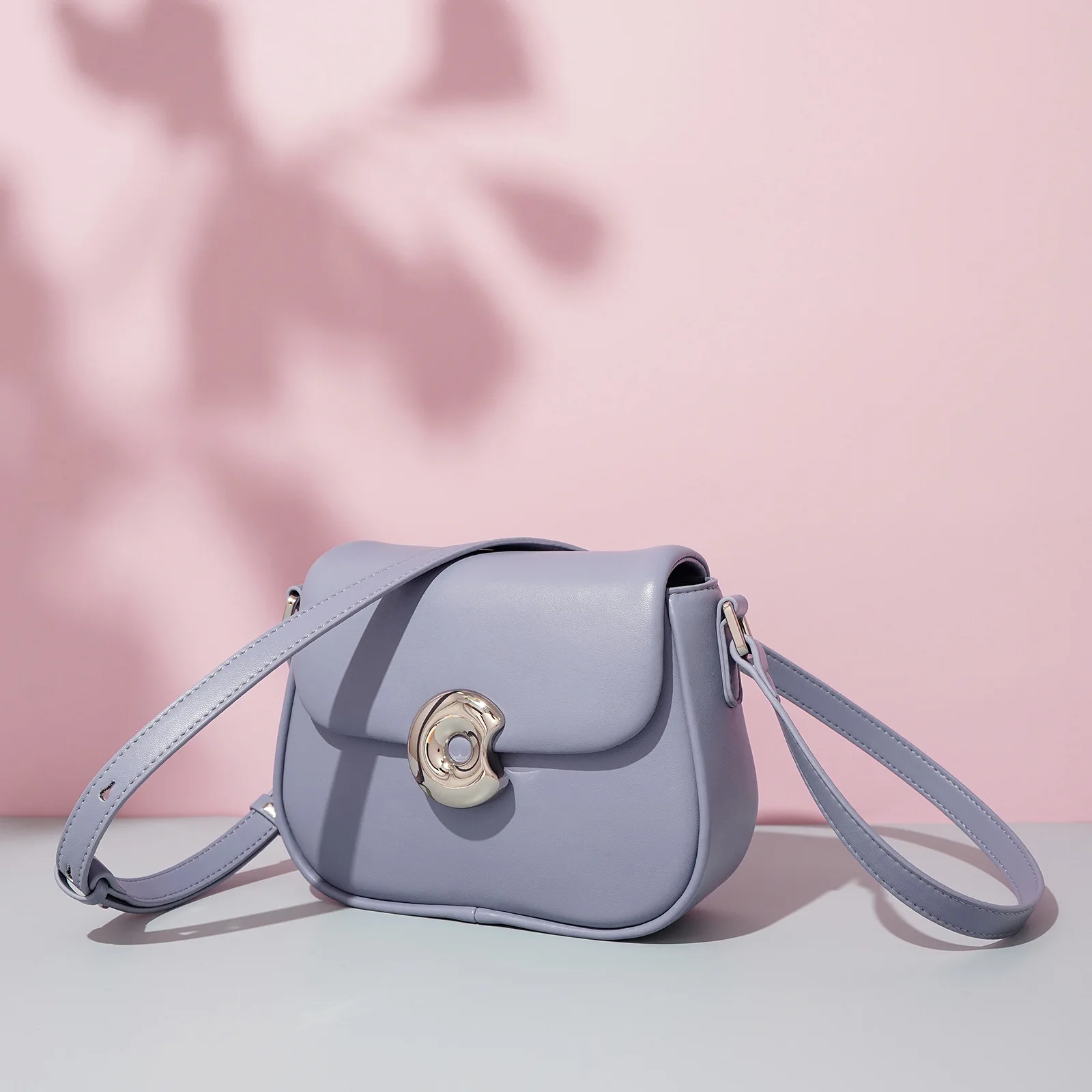 

2025 New Genuine Leather Mini Square Bags Women Simple Versatile Phone Purse Lady Daily Commuter Crossbody Bag