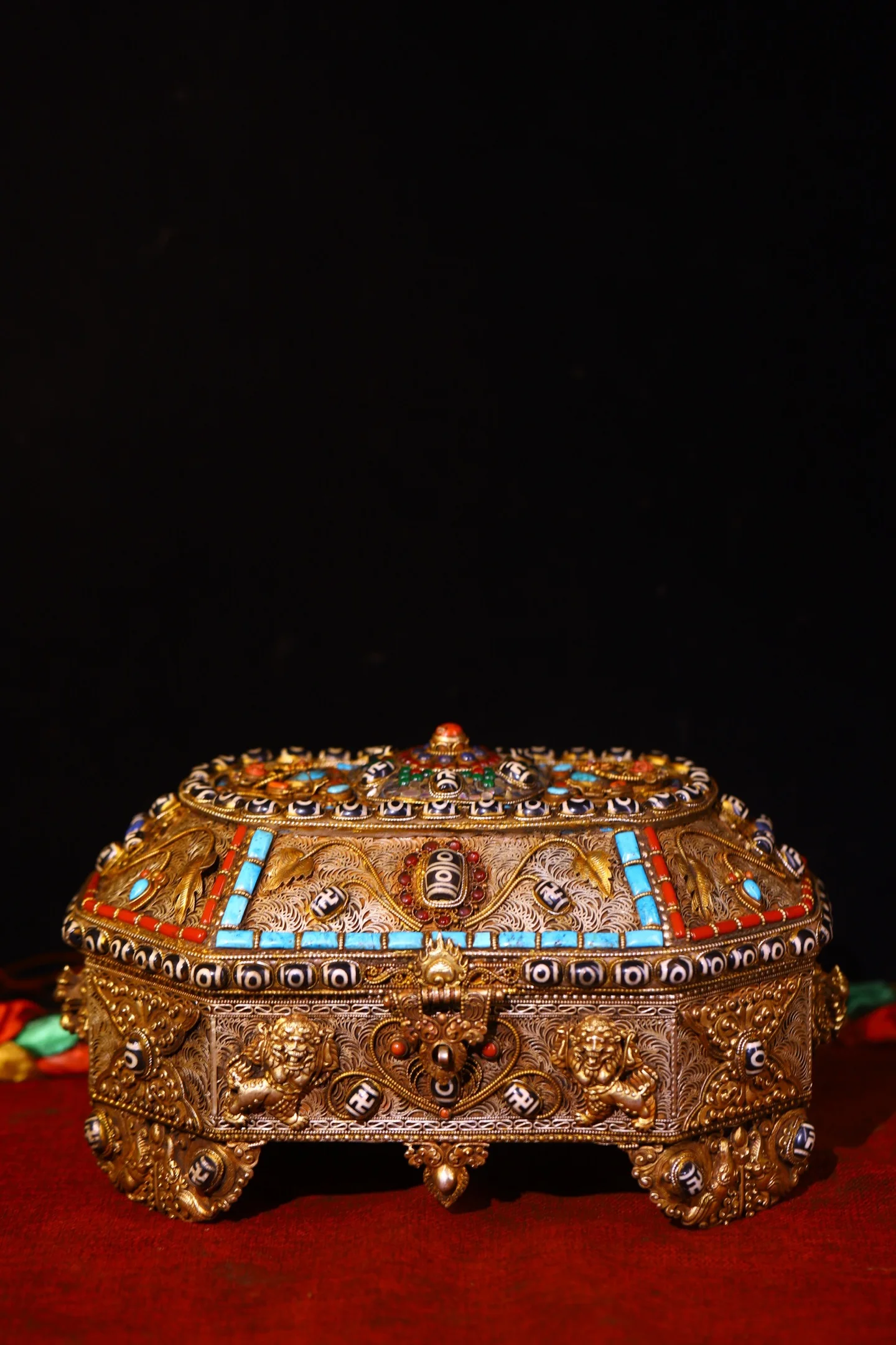 12"Old Tibetan Silv…