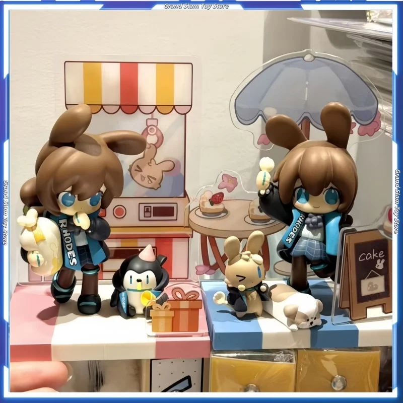 

New Anime Game Arknights Dessert Time Series Civilight Eterna Amiya Kawaii Cosplay Pvc Pendant Toy Figures Fans Collection Gift