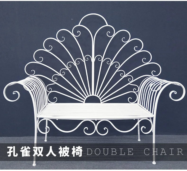 Peacock chair wedding props wedding dress shooting ornaments wedding beauty couch chair