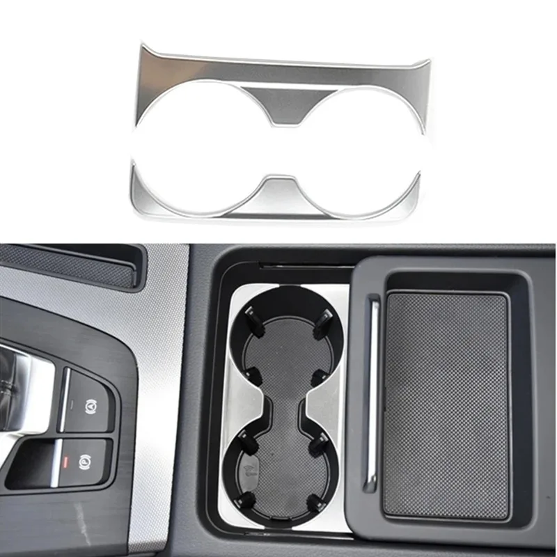 Generic Car Cup Holder Stainless Steel Decor Trim