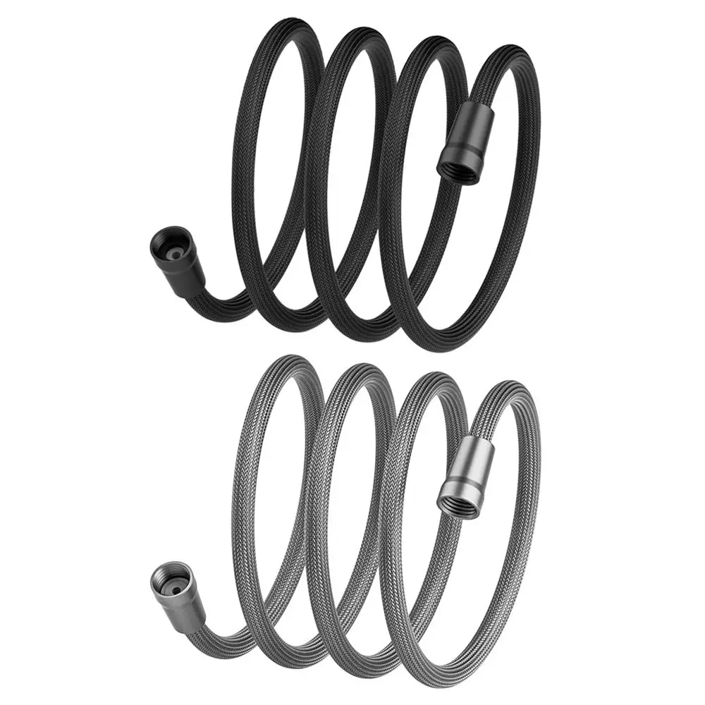 

Ручной душевой шланг с защитой от намотки, 1,5/2 метра, универсальный интерфейс, гибкая душевая трубка, нейлоновая трубка высокого давления GI/2 для ванны и душа