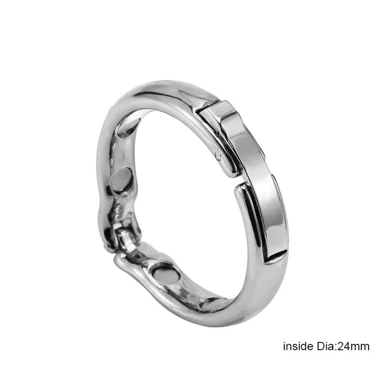 Magnet Cock Ring Steel Foreskin Correction Penis Ring Adjustable Glans Physiotherapy Metal Ring On Dick Male Circumcision