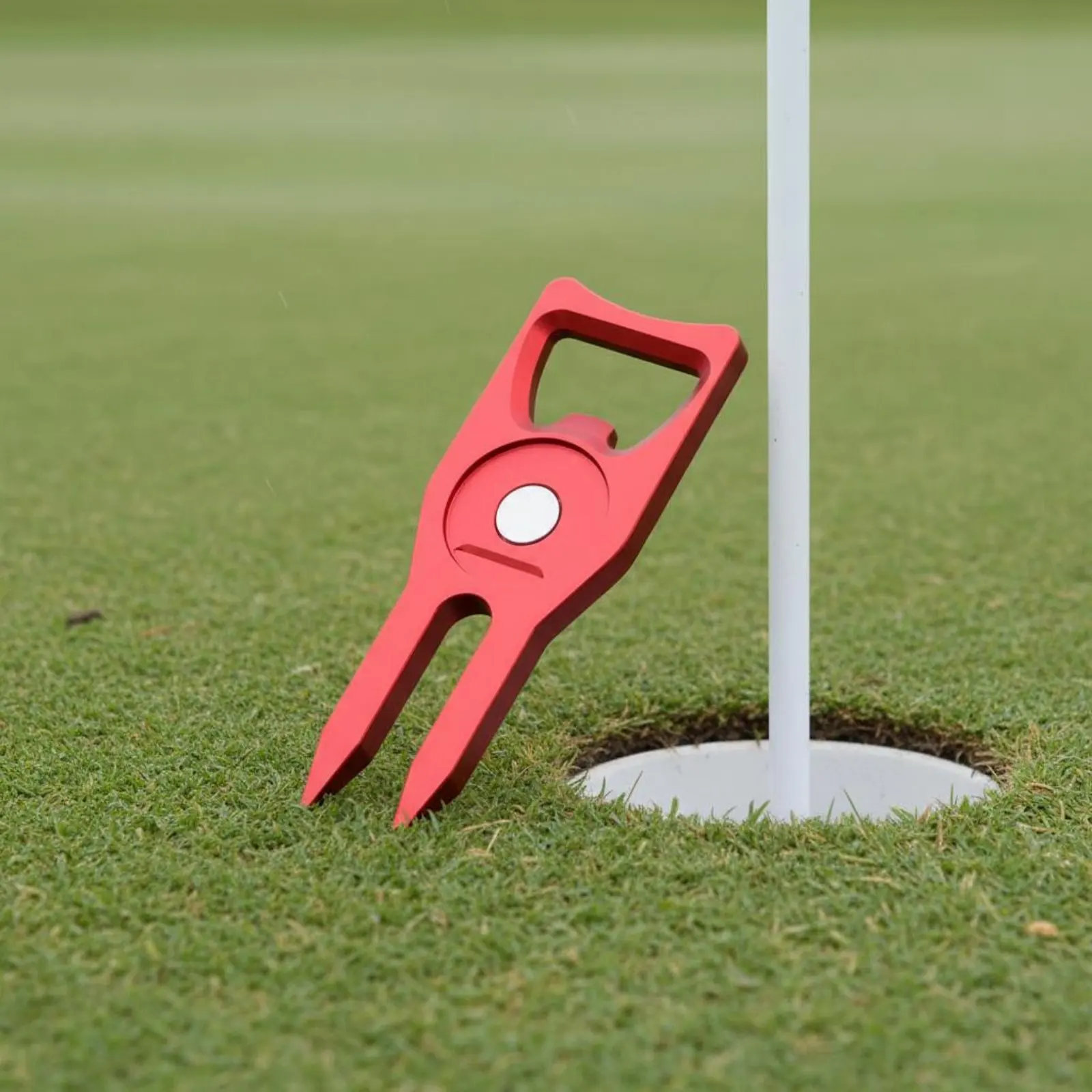 

Sport Turf Repair Tool Lightweight Sport Green Prong Turf Mark Repair Tool Long-Lasting Sports Equipment Portable for Golfers